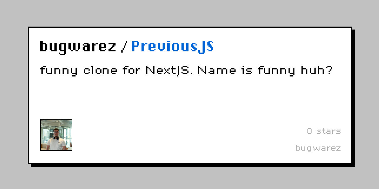 PreviousJS - Nextjs Clone